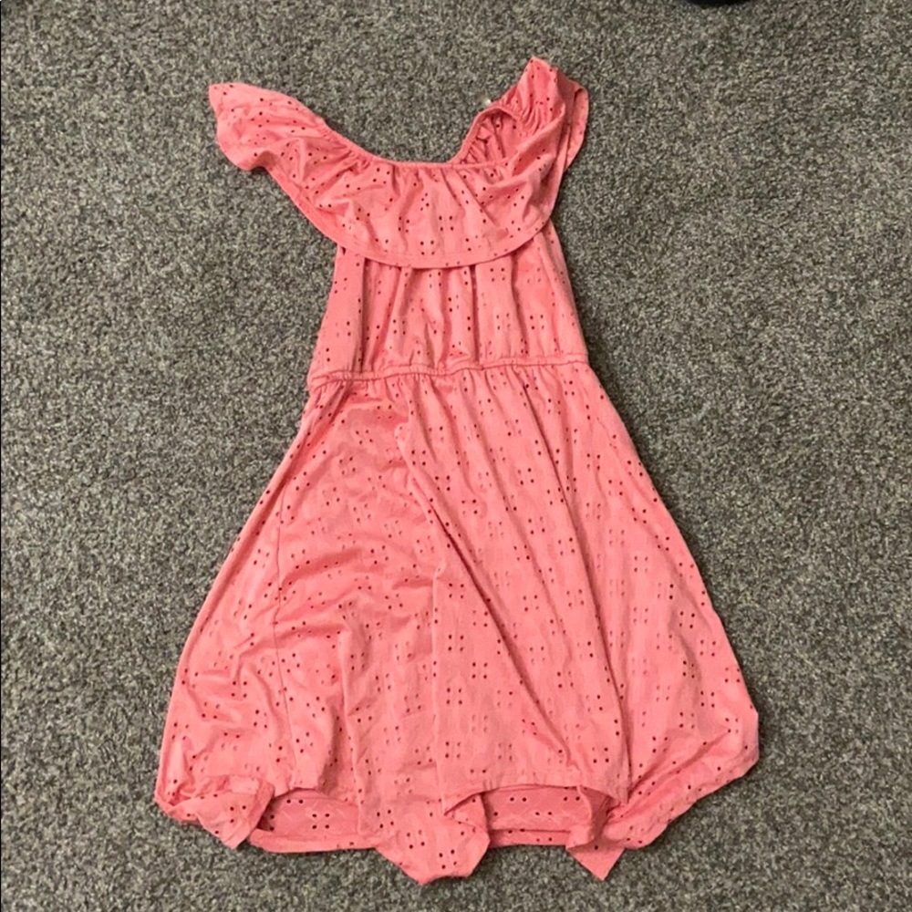 Coral summer dress